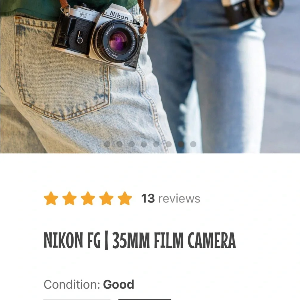 COPY - Nikon 35mm film camera!!! Purchased from cute film co online in December